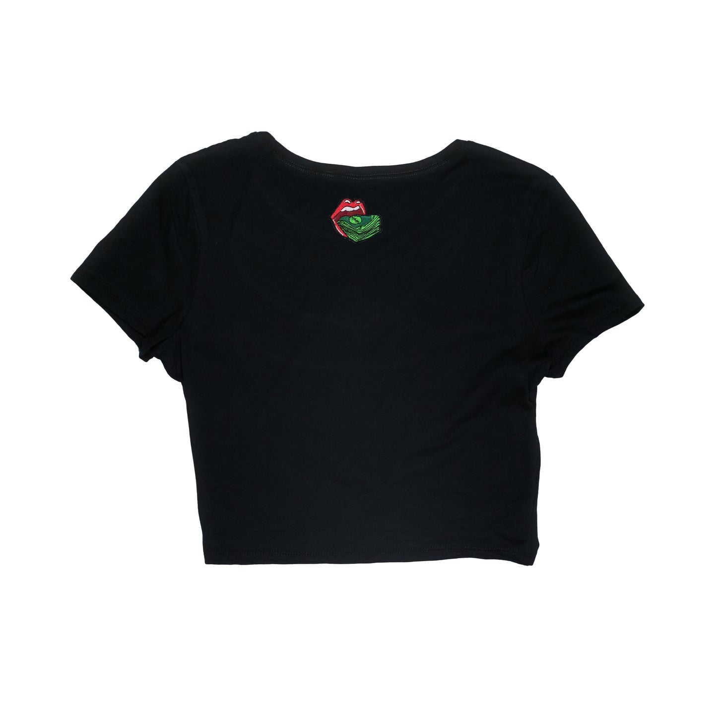 Ladies Black Crop Top