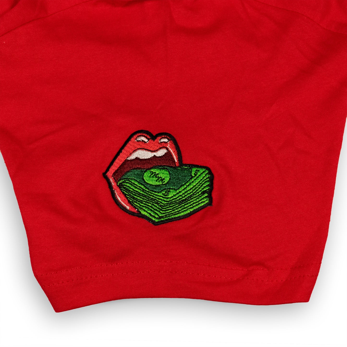 Red Signature Tee with Premium Patch