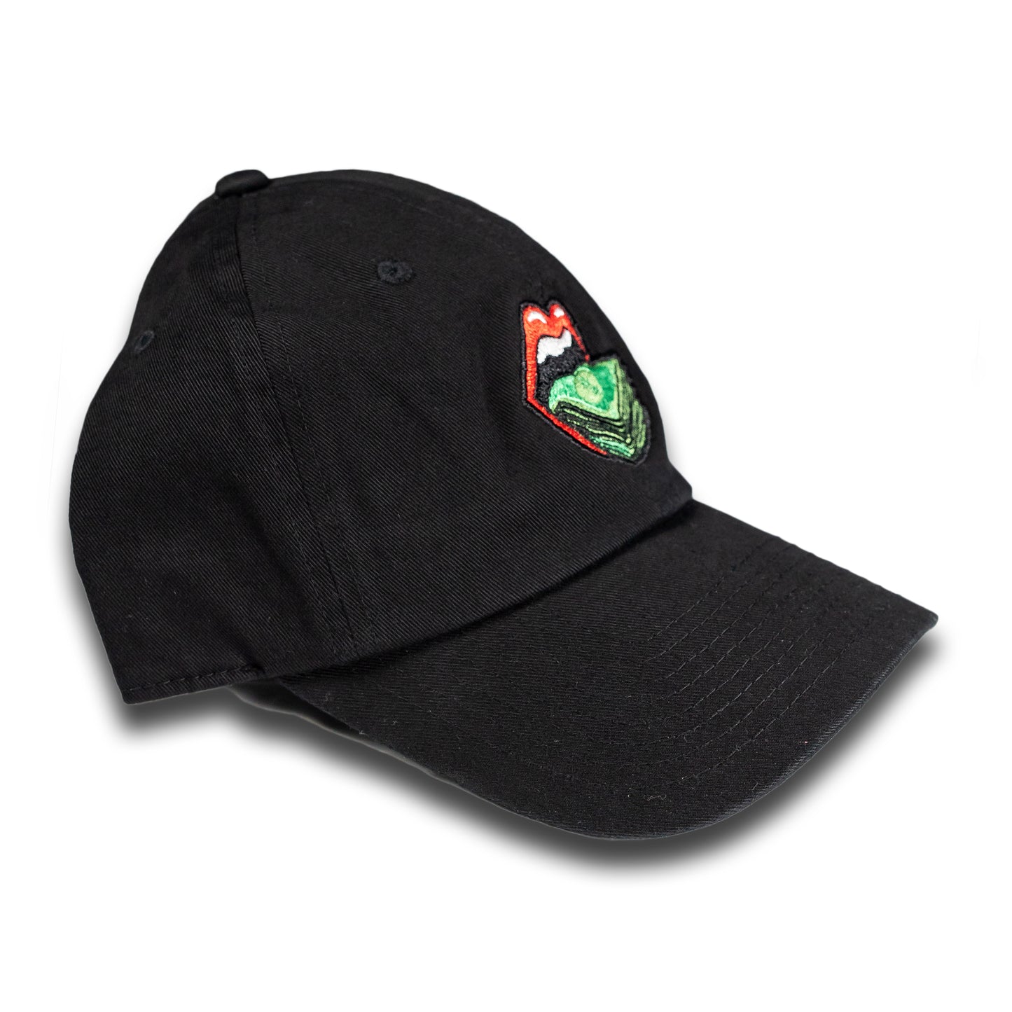 Black Premium Logo Dad Hat