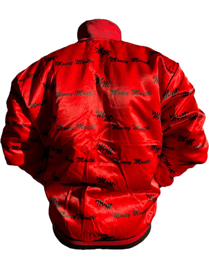 Reversible Black & Red Satin Jacket