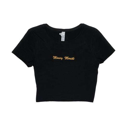 Ladies Black Crop Top