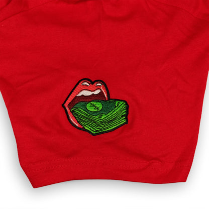 Red Signature Tee with Premium Patch