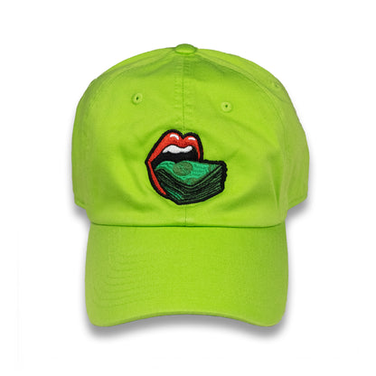 Neon Green Logo Dad Hat
